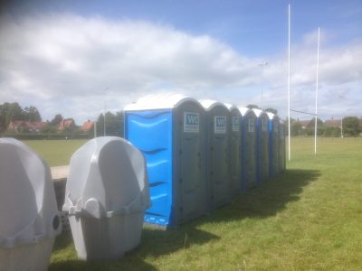 What is the average lifespan of a portable toilet?