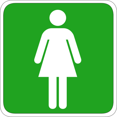 Female toilet queue