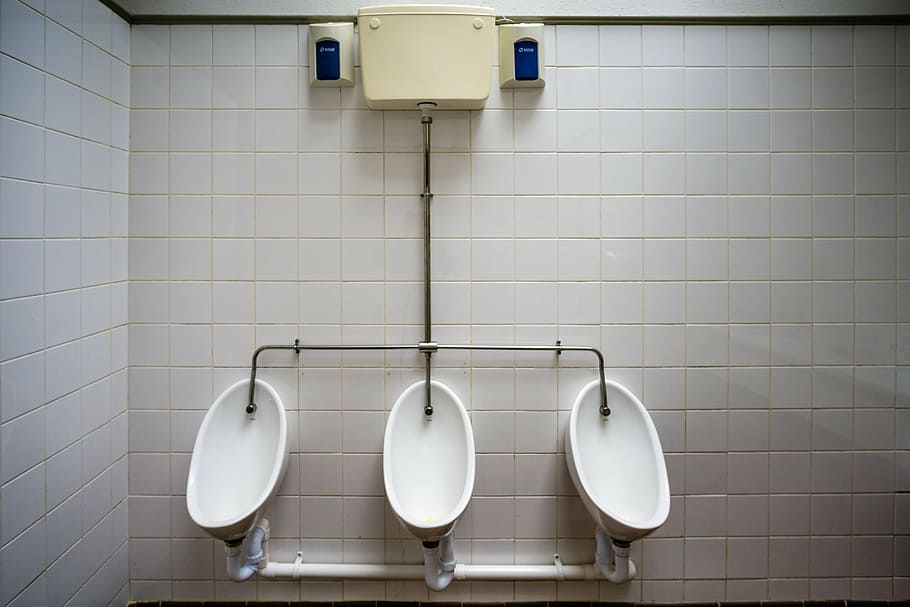 public toilet urinals