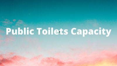 Reduced public toilet capacity