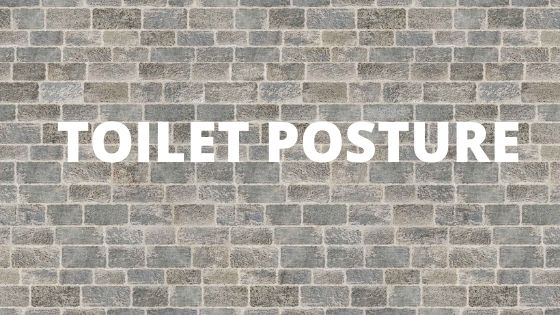 toilet back posture