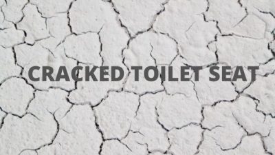 Dealing with a cracked toilet seat