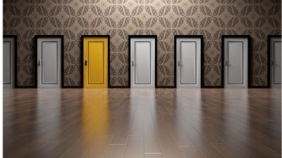 Six imaginary features of the public toilet door