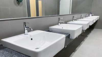 The power of a portable toilet basin