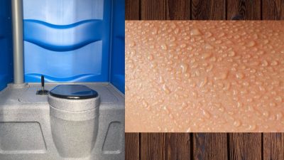 Dealing with the toilet sweat