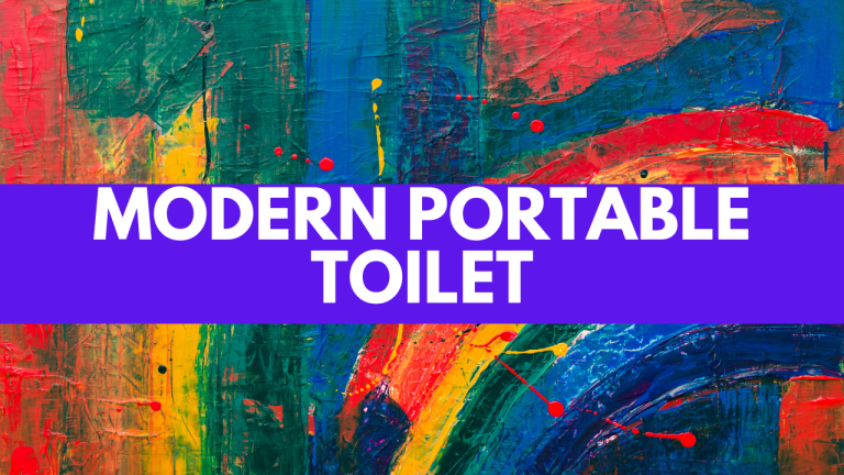 modern portable toilets